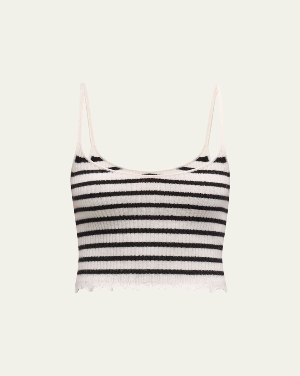 Klea Stripe Cropped Tank Top